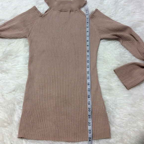 SAY WHAT? COLD SHOULDER SWEATER - Picture 6 of 6